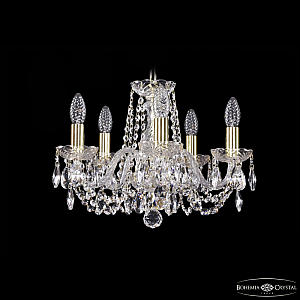 Подвесная люстра Bohemia Ivele Crystal 1402/5/141 G