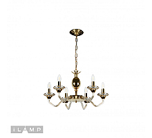 Подвесная люстра iLamp Flo YT2049-6 GD+COG