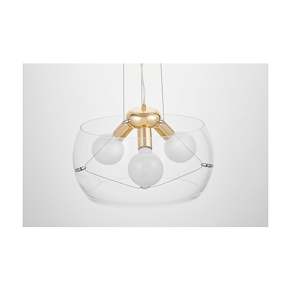 Подвесная люстра Lumina Deco Globo LDP 6018-400 PR+F.GD