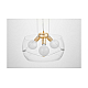 Подвесная люстра Lumina Deco Globo LDP 6018-400 PR+F.GD