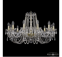 Подвесная люстра Bohemia Ivele Crystal 1402/12/300 G Leafs