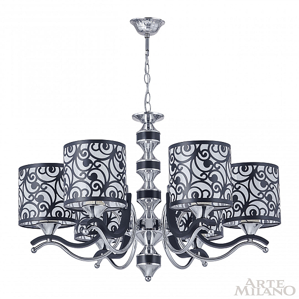 Подвесная люстра Arte Milano Florentia-4957 304957/6 Bk/Ni