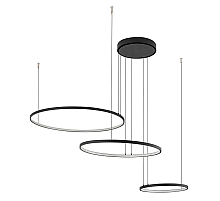 Подвесная люстра Nowodvorski Circolo Led Black 10817