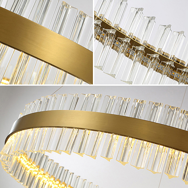 Подвесная люстра Delight Collection Saturno D8532P/R600 gold