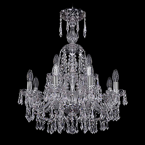 Подвесная люстра Bohemia Ivele Crystal 1403/8+4/195/XL-65 Ni