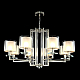 Подвесная люстра Crystal Lux Nicolas SP-PL8 Nickel/White