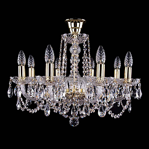 Подвесная люстра Bohemia Ivele Crystal 1402/8/195 G tube