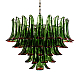 Подвесная люстра Loft IT Lilou 10600/800 Green red