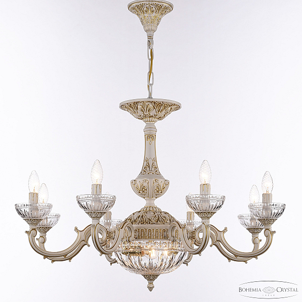 Подвесная люстра Bohemia Ivele Crystal AL78101P/8/250 WMG P Clear/M-1G