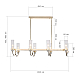Подвесная люстра ST Luce Элегра SL1402.223.08