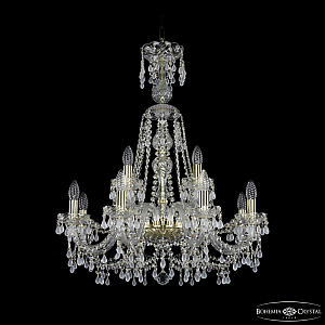 Подвесная люстра Bohemia Ivele Crystal 1410/8+4/240/XL-80 G V0300