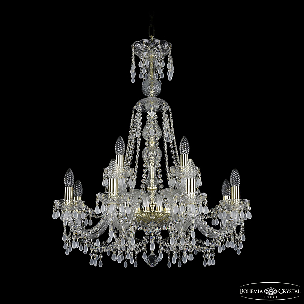 Подвесная люстра Bohemia Ivele 1410/8+4/240/XL-80 G V0300