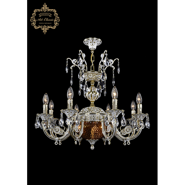Подвесная люстра Art Classic 31.22.8.KR175SP.250IT.GW.Sp.Amber.1C