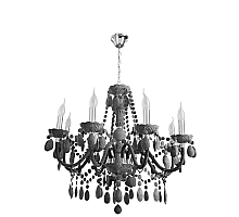 Подвесная люстра ARTE Lamp A8889LM-8GY
