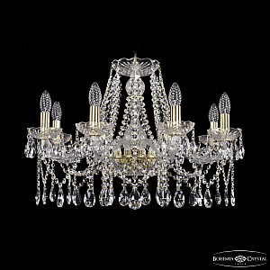 Подвесная люстра Bohemia Ivele Crystal 1413/8/220 G
