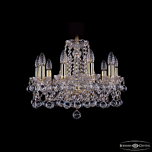 Подвесная люстра Bohemia Ivele Crystal 1413/10/165 G Balls
