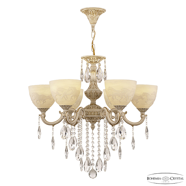 Подвесная люстра Bohemia Ivele Crystal AL78101/6/175 B WMG P1 U Horse