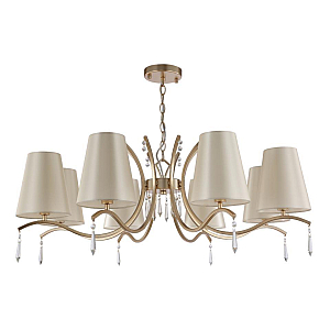 Подвесная люстра Crystal Lux Renata SP8 Gold