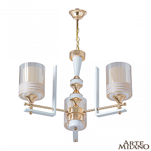 Подвесная люстра Arte Milano Florentia-6087 306087/3 Wh/Gd