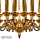 Подвесная люстра iLamp Louvre MD8551-15 GD
