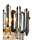 Подвесная люстра Natali Kovaltseva Imperium NUBIAN 81438/6C GOLD PLATED