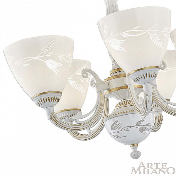Подвесная люстра Arte Milano 343659/5 WT+G