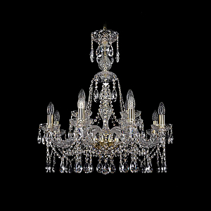 Подвесная люстра Bohemia Ivele Crystal 1413/8+4/220/XL-73 G