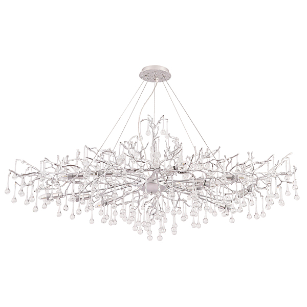 Люстра Crystal Lux REINA V2 SP12 L1500 SILVER PATINA