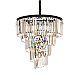 Подвесная люстра Delight Collection Helix KR0262P-10 black/clear