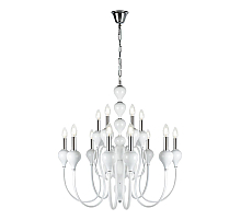Подвесная люстра iLamp Lady 88003-8+4 WH