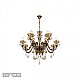 Подвесная люстра iLamp Asia 61081-8+4 BR