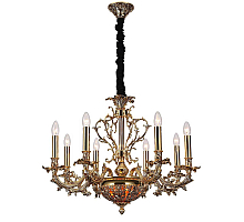 Подвесная люстра Lucia Tucci Firenze 1780.8.2 Antique Gold