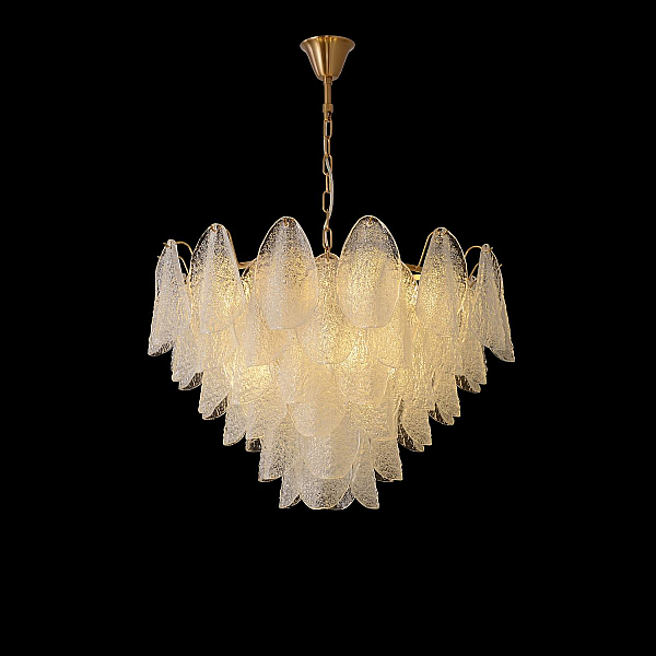 Подвесная люстра Crystal Lux EMILIA SP12 BRASS