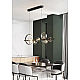 Подвесная люстра Delight Collection Art Deco Bubble KG1233P-7 black/clear