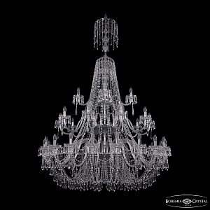 Подвесная люстра Bohemia Ivele Crystal 1403/20+10+5/530/XL-203/3d Ni