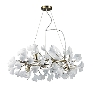 Подвесная люстра Delight Collection 10881P/R800 gold/white