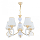 Подвесная люстра Arte Milano Florentia-2387 302387/5 Wh/Gd