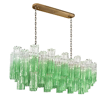 Подвесная люстра Loft IT Murano 10580/1000R Clear green