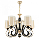 Подвесная люстра Arte Milano Florentia 302237/5 Bk/Gd