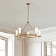 Подвесная люстра Elstead Lighting KRISTY5-DG-OPAL