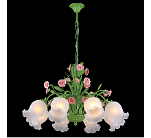 Подвесная люстра Natali Kovaltseva ROSE 11470/8C GREEN