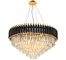Подвесная люстра Natali Kovaltseva DARIAN 76017/12C GOLD BLACK