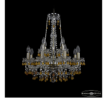 Подвесная люстра Bohemia Ivele Crystal 1410/8+4/195/h-63 Pa V1003