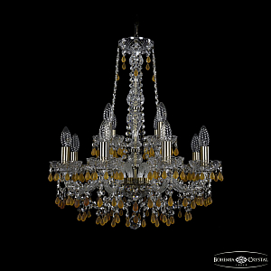 Подвесная люстра Bohemia Ivele Crystal 1410/8+4/195/h-63 Pa V1003