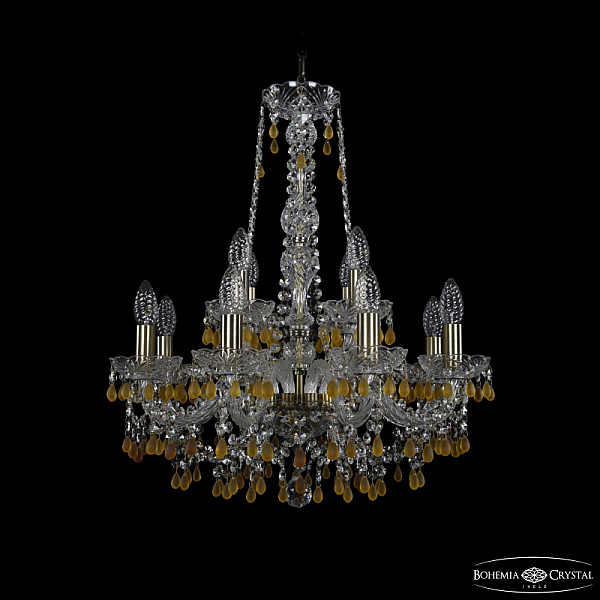 Подвесная люстра Bohemia Ivele 1410/8+4/195/h-63 Pa V1003