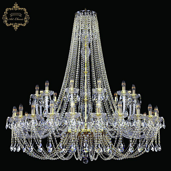 Подвесная люстра Art Classic 11.21.24+12.530.h-152.Gd.Sp
