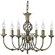 Подвесная люстра Arte Lamp Zanzibar A8392LM-6AB