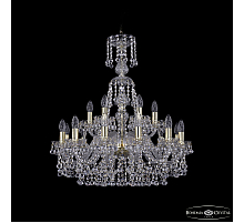 Подвесная люстра Bohemia Ivele Crystal 1409/12+6/240/XL-76 G