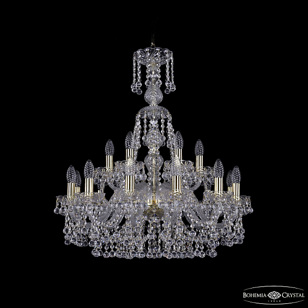 Подвесная люстра Bohemia Ivele 1409/12+6/240/XL-76 G