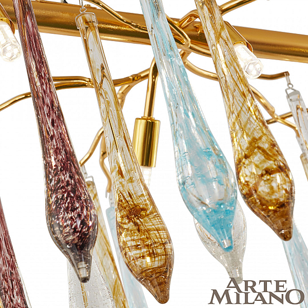 Подвесная люстра Arte Milano 500.L1200.W500.H350.G9.8 G